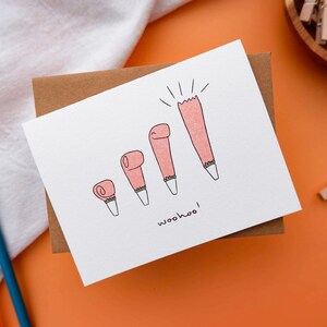 Waouh ! Carte de souffleur de fête / Carte de félicitations / Carte de célébration / Carte de félicitations / Carte d’anniversaire / Carte fière de vous / Carte vierge