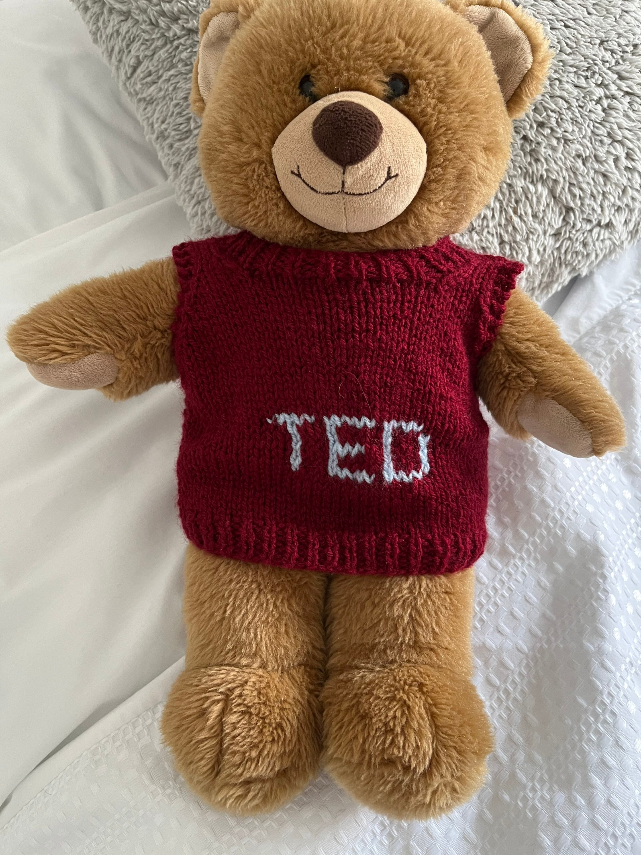 Maroon teddy bear deals