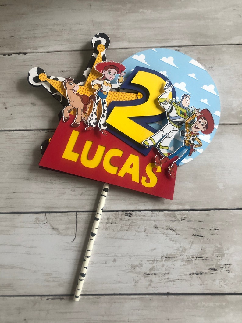 Birthday Cake Topper Toy Story Cake Topper Custom Cake - Etsy