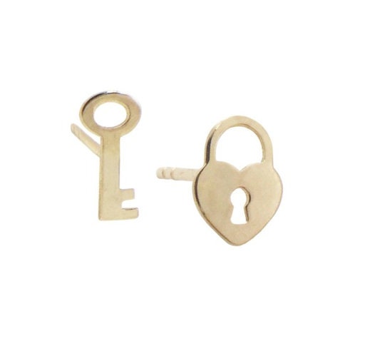 Lock & Key Earring Set – Glam & Glo