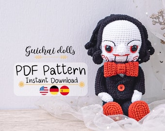 Billy Crochet PDF-patroon (Amigurumi-patroon, haakpatroon, gedetailleerd patroon, foto-tutorial)