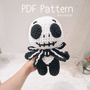 Low Sew, Spooky Chibi PDF Pattern (Nightmare, Amigurumi Pattern, Crochet Pattern, Photo Tutorial, How to)