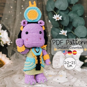 Taweret Crochet Pattern (Amigurumi, Crochet , Photo Tutorial)