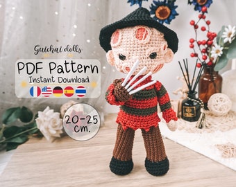 Freddy, PDF-patroon (Amigurumi-patroon, haakpatroon, gedetailleerd patroon, foto-tutorial)