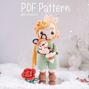 Little Prince Crochet PDF Pattern (Amigurumi Pattern, Crochet Pattern, Detailed Pattern, Photo Tutorial)