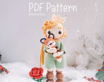 Prince Crochet Pattern PDF – Photo Tutorial, Instant Download