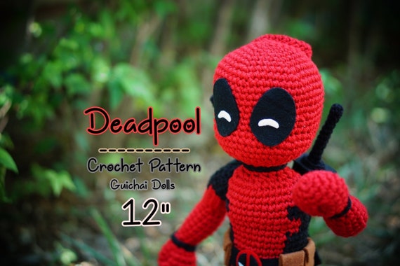 crochet deadpool doll