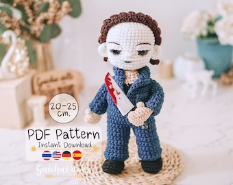 Michael Myers Crochet Pattern (Amigurumi, Crochet , Photo Tutorial)