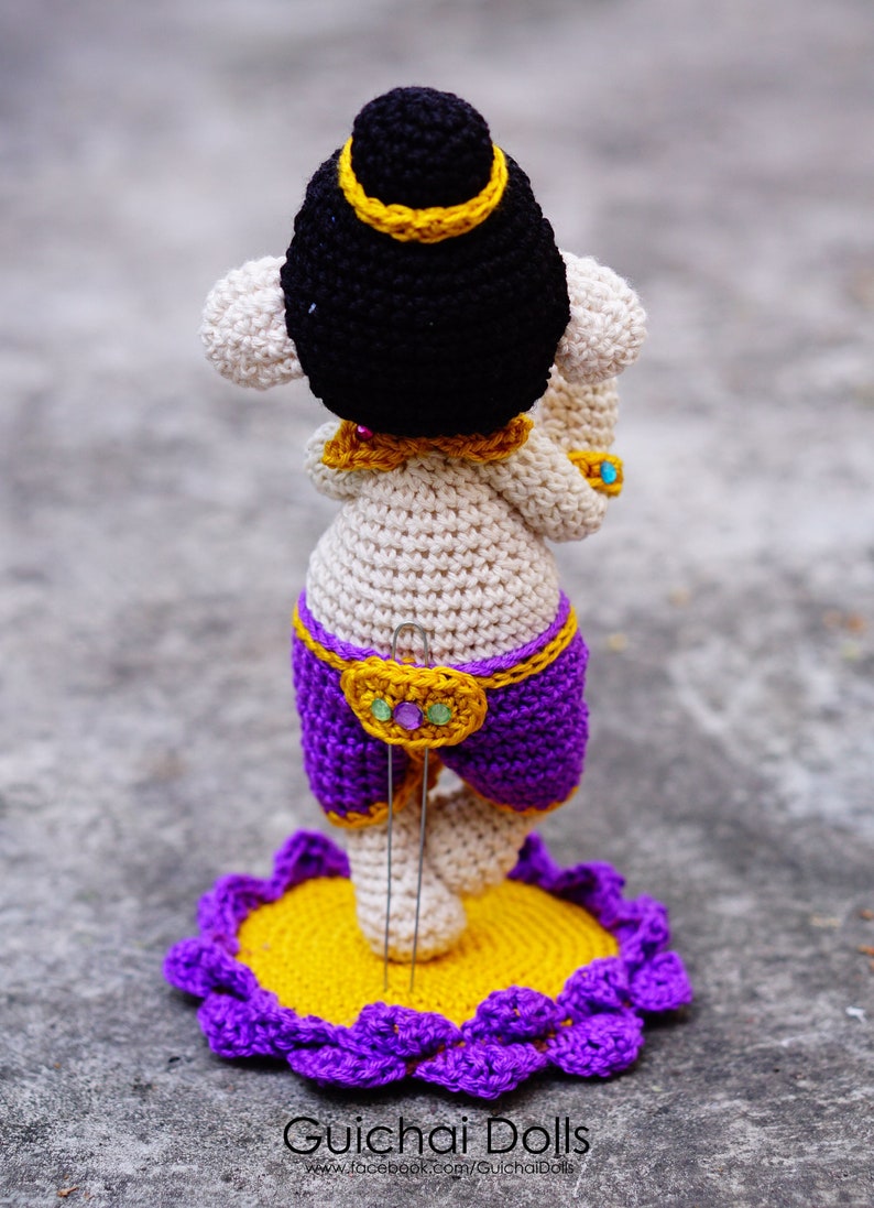 Crochet Doll Pattern Ganesha Kid Guichai Dolls Pattern, Amigurumi, Photo Tutorial image 3