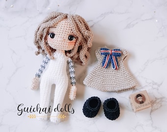 Megan Crochet Pattern (Amigurumi, Crochet Photo Tutorial)