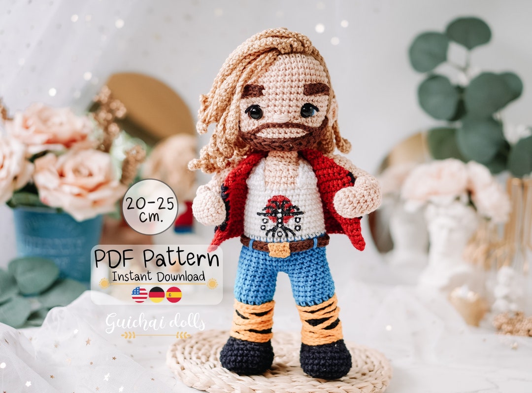 Ravager Thor Crochet Pattern (amigurumi, Crochet Photo Tutorial)