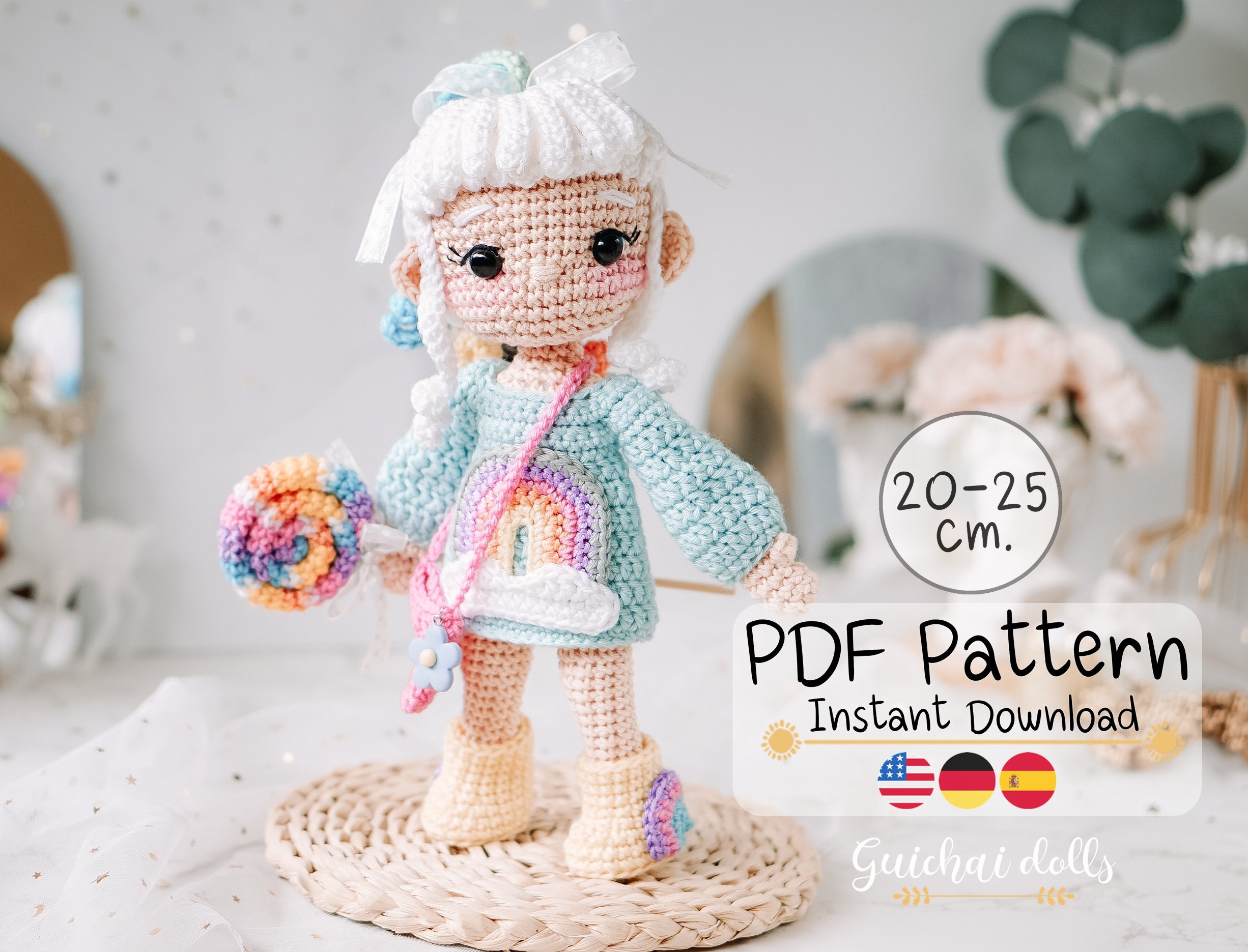 正規品】andmary Nana ribbon crochet set