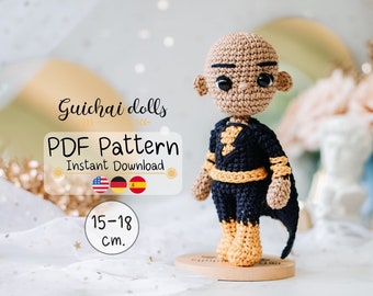 Hero PDF Pattern (Amigurumi, Crochet , Photo Tutorial)