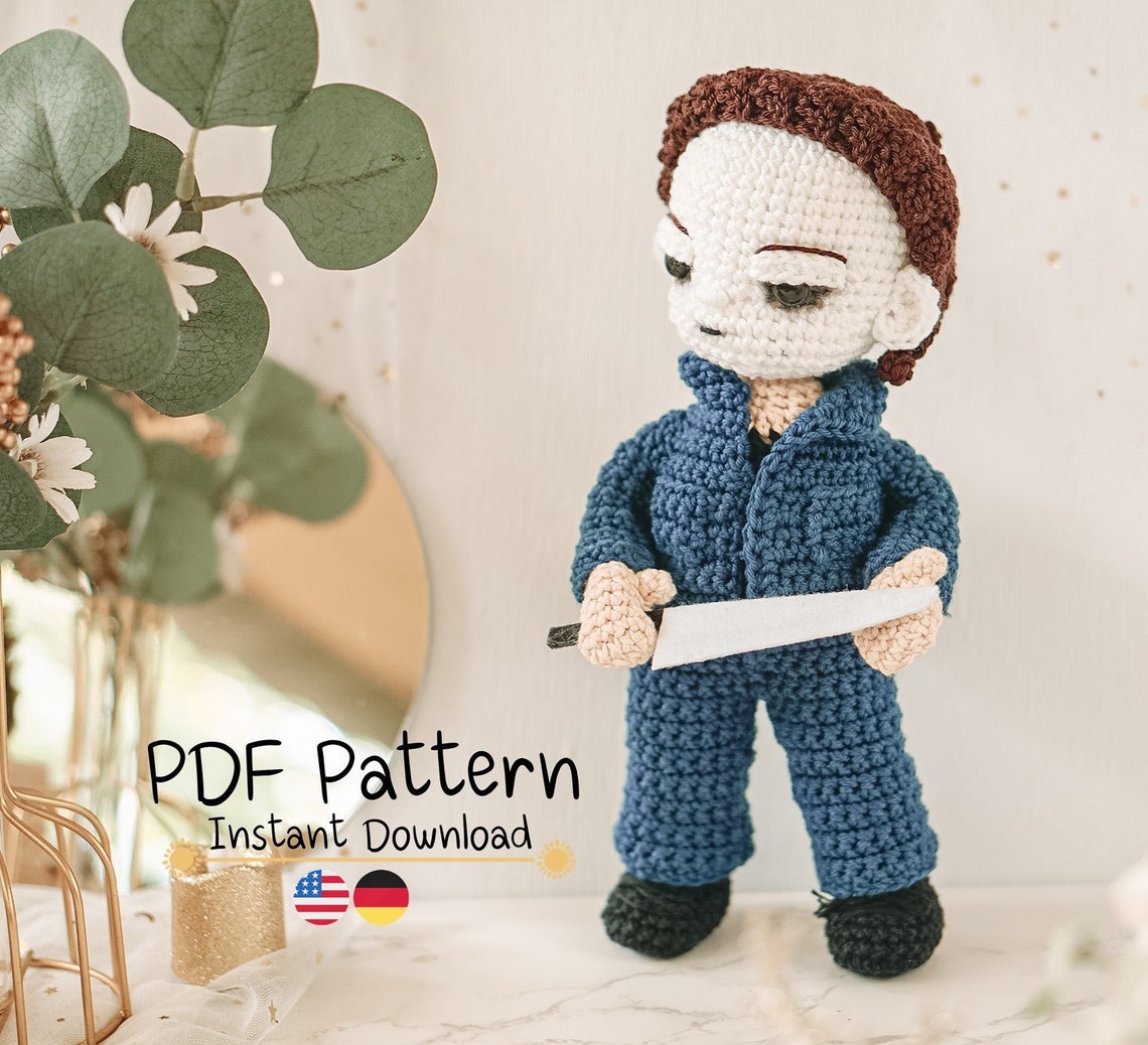 Michael Myers Crochet Pattern amigurumi Crochet Photo Etsy