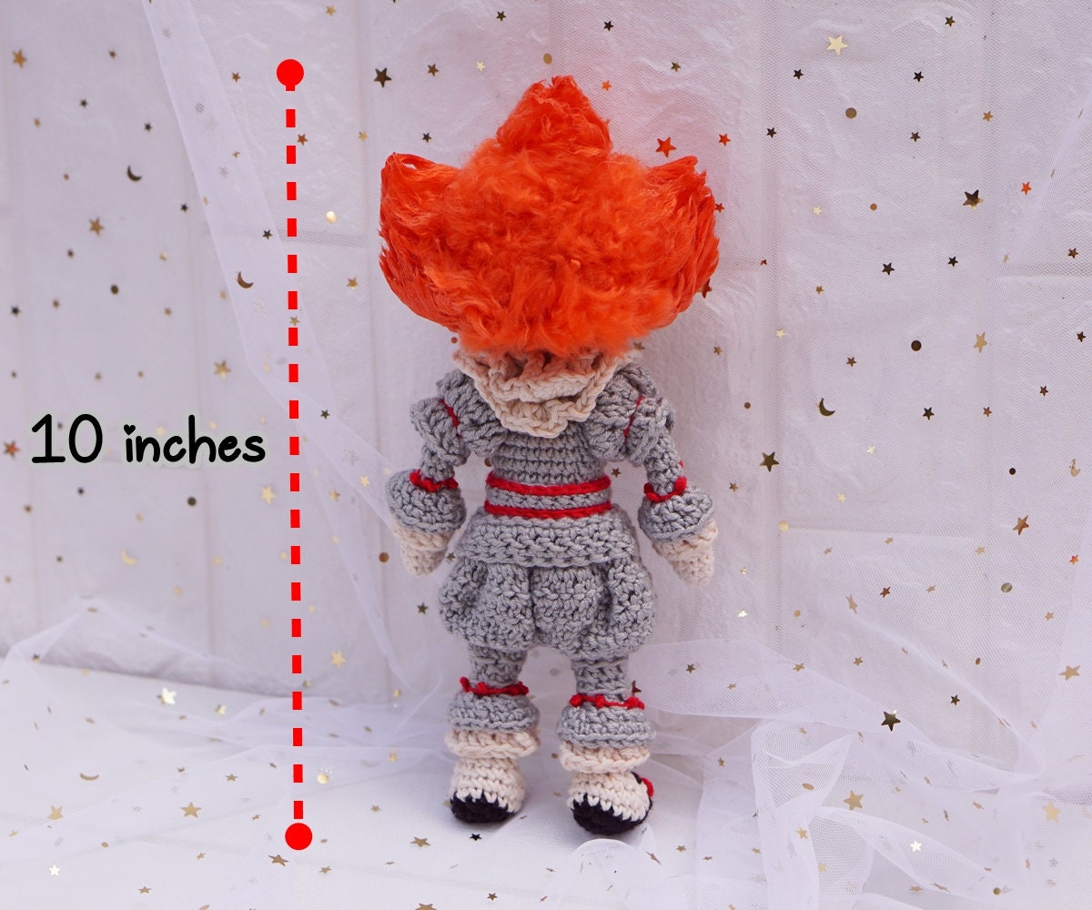 Pennywise Pattern Amigurumi Pattern Photo Tutorial Crochet | Etsy