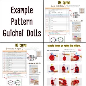 Hero PDF Pattern, 2 styles of heads, Spider Doll, Head Pencil, Keychain, Photo Tutorial image 4