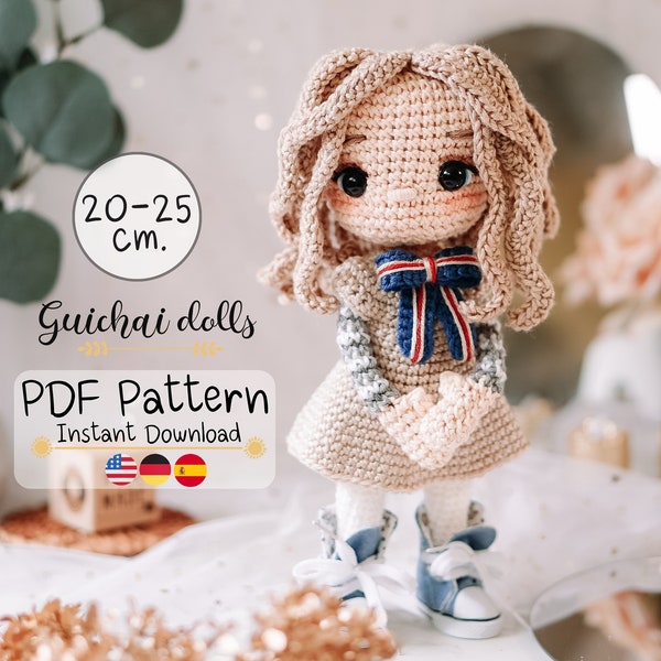 Megan Crochet Pattern (Amigurumi, Crochet , Photo Tutorial)