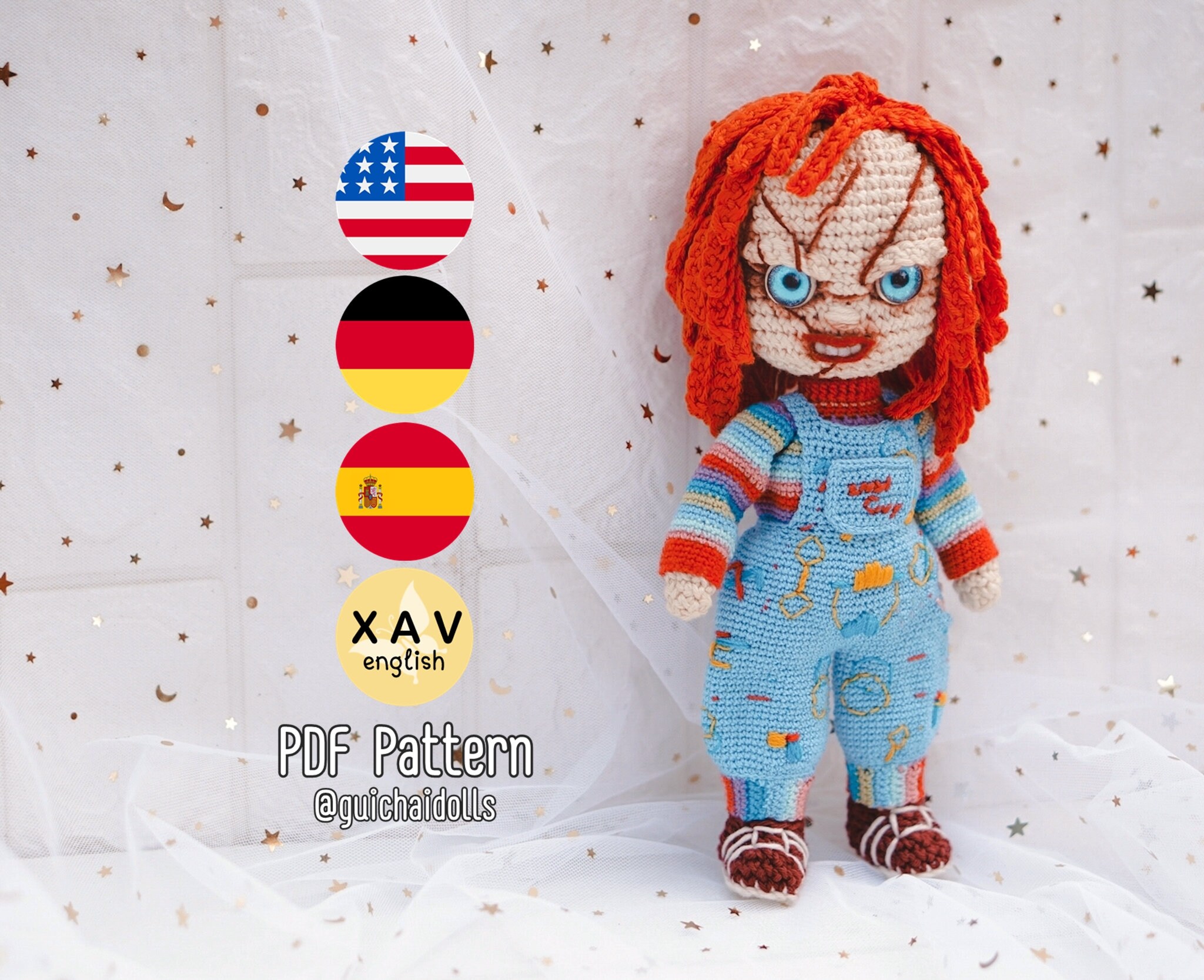 Chucky Pattern amigurumi Pattern Photo 