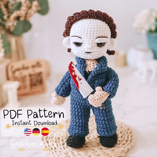 Kit Au Crochet Halloween II – Michael Myers – Neuf, Personnage Horreur