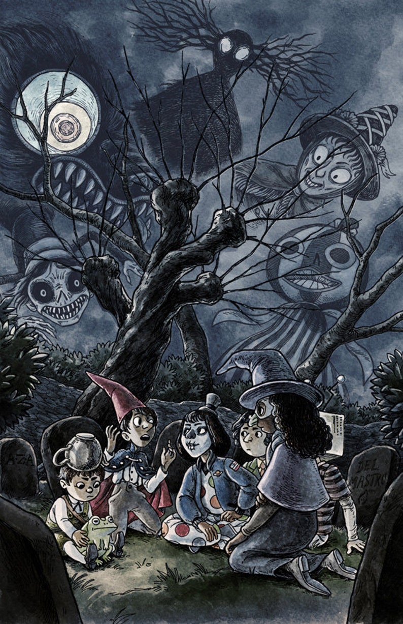 Over the Garden Wall Original Art Print 16.5 Etsy