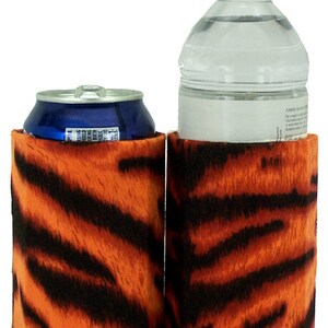 Faux Suede Eco-friendly Beverage Insulator Tiger PocketHuggie Cincinnati Bengals Clemson Cold/Hot Coffee Beer SoloCup SkinnyCan image 4