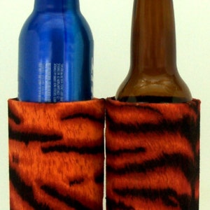 Faux Suede Eco-friendly Beverage Insulator Tiger PocketHuggie Cincinnati Bengals Clemson Cold/Hot Coffee Beer SoloCup SkinnyCan image 5