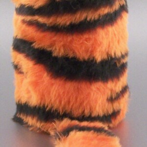 2 qty Faux Fur w/Tail Beverage Insulator CAN/Bottle & CUP Size PocketHuggies Beer, Water, Coffee Bengal Clemson Bearcat Cincinnati image 8