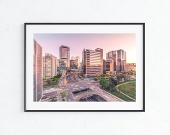 Sunrise Collection_15 - Texas Children's Hospital and Texas Medical Center Skyline at Sunrise - Landscape Photography - Houston, TX