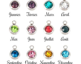 新品POTETE Birth month stone clip Jan Apr Birthstone Gemstones, All Birthstones Are Available Precious