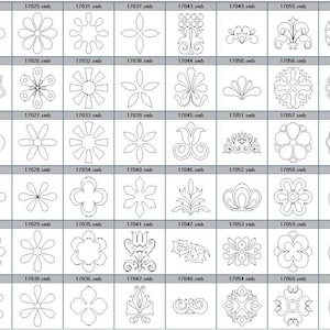 Your drawing flower flower engraving to choose from pictured