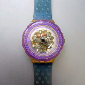 Vintage Swatch Jellyfish Watch - Etsy display picture 1