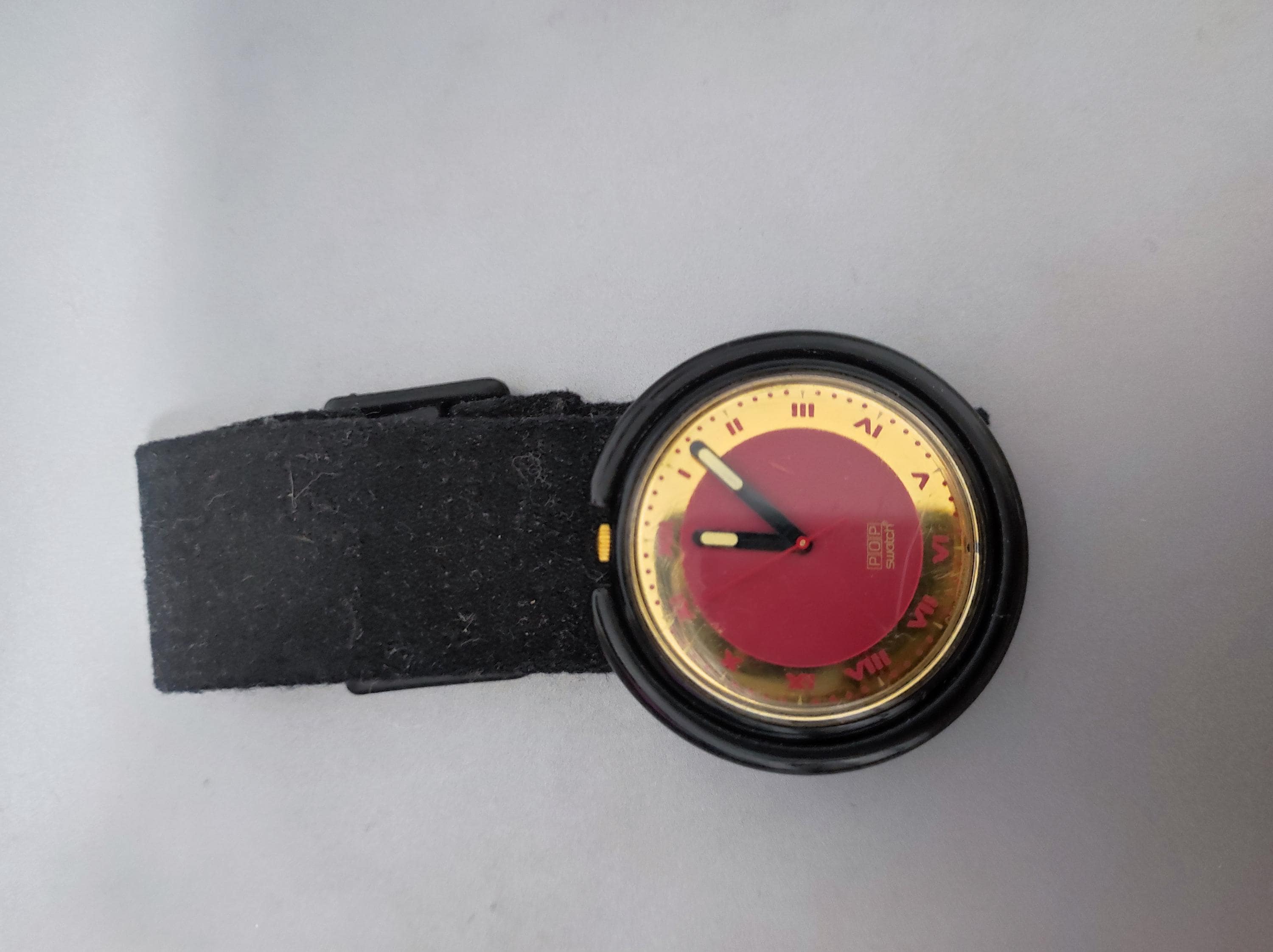 Swatch Watch POP - PWB160 - RED VELVET BRACELET WATCH,  main image 3