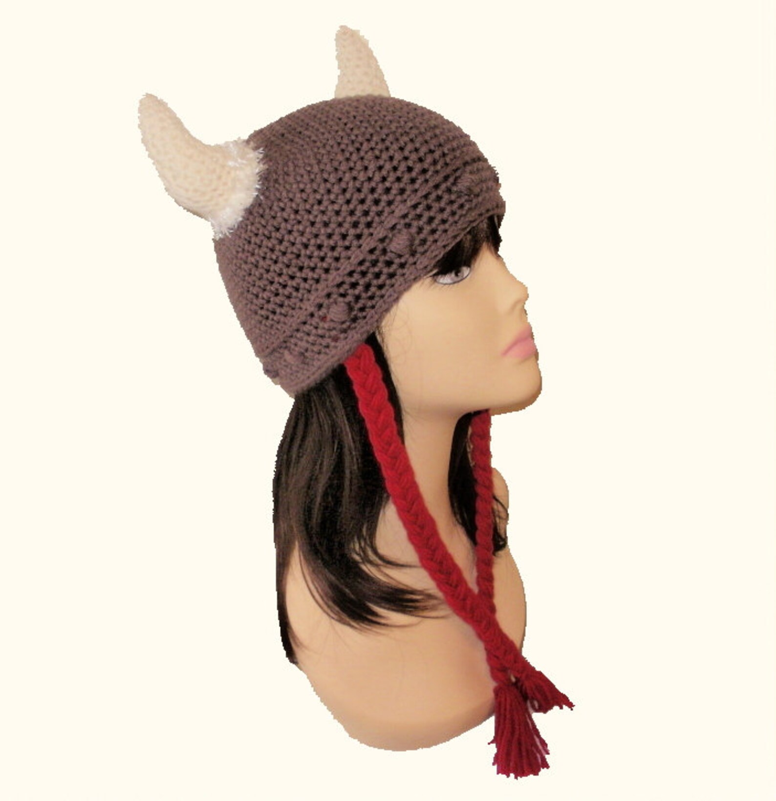 Crochet Pattern PDF Viking Hat. Beanie and with Braids. All Etsy