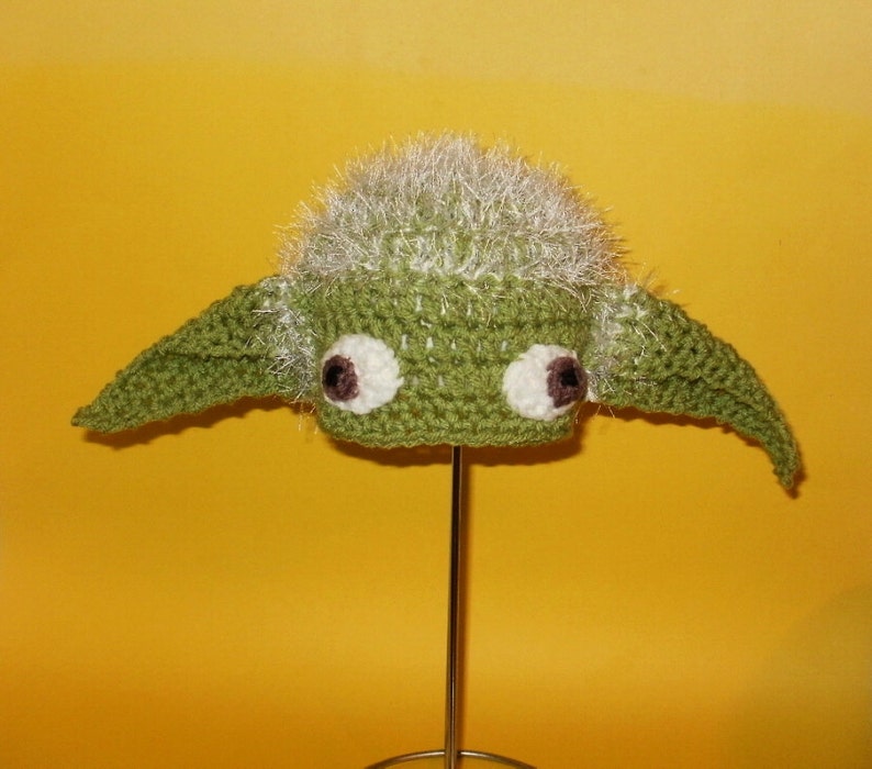 Crochet Pattern PDF Yoda Hat. Beanie and Earflap. All Sizes Etsy