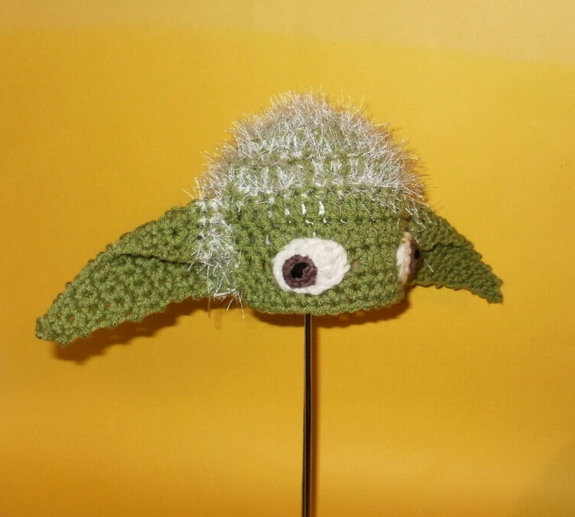Crochet Pattern PDF Yoda Hat. Beanie and Earflap. All Sizes Etsy