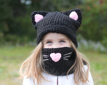 Cap Winter Fashion 4 Colors New Woman's Cute Knit "KITTY CAT EARS HAT" 