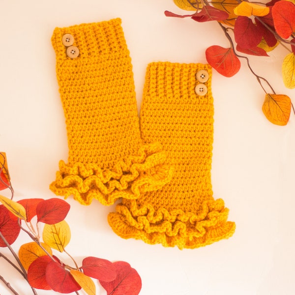 Ruffle Legwarmers Etsy