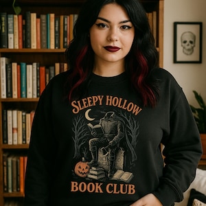 Sleepy Hollow Book Club Sweatshirt | Horror Reader Halloween Lover Aesthetic Apparel Gift