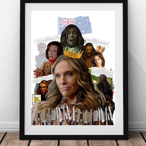 Toni Collette Collage Digital Art Print - Queen Toni | Halloween Decor | Halloween Printable Wall Art | Horror Movie Art | DIGITAL DOWNLOAD