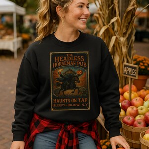 Headless Horseman Sleepy Hollow Autumn Halloween Sweatshirt