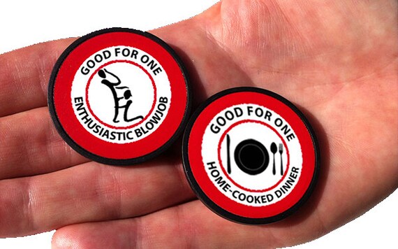 love tokens dinner and a blowjob husband gift funny birthday etsy image 0