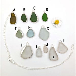 Sea Glass Pendant Necklace