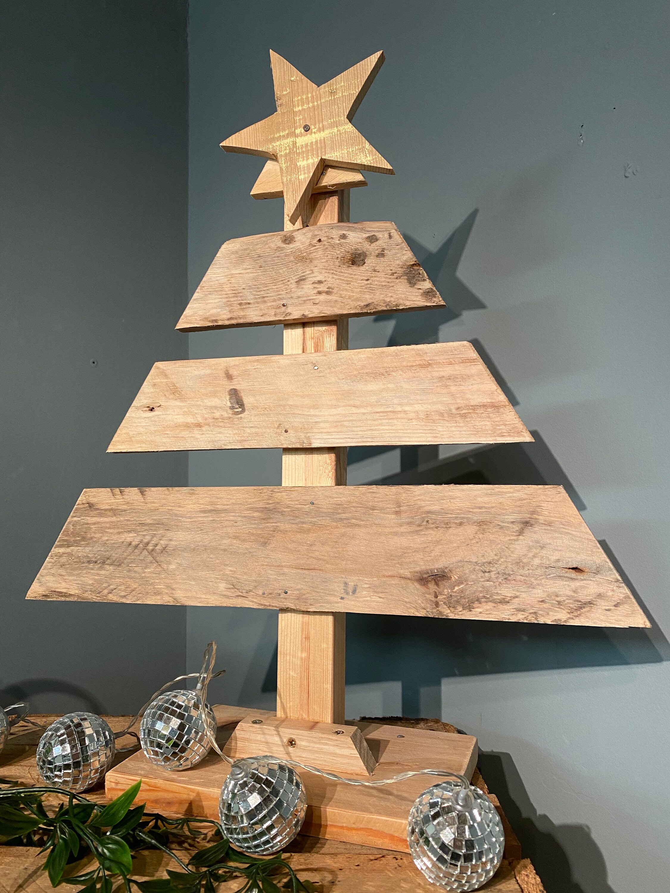 Handmade Rustic Wooden Small Christmas Tree Etsy Denmark