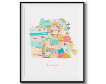 San Francisco Map Poster