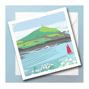 Cape Cornwall  Greeting Card Blank Fine Art Thank You Birthday Art CardWedding PLace Card