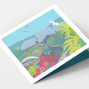 EDEN PROJECT SUMMER  Greeting Card 1 or pack of 4 Blank Fine Art Thank You Birthday Art CardWedding PLace Card