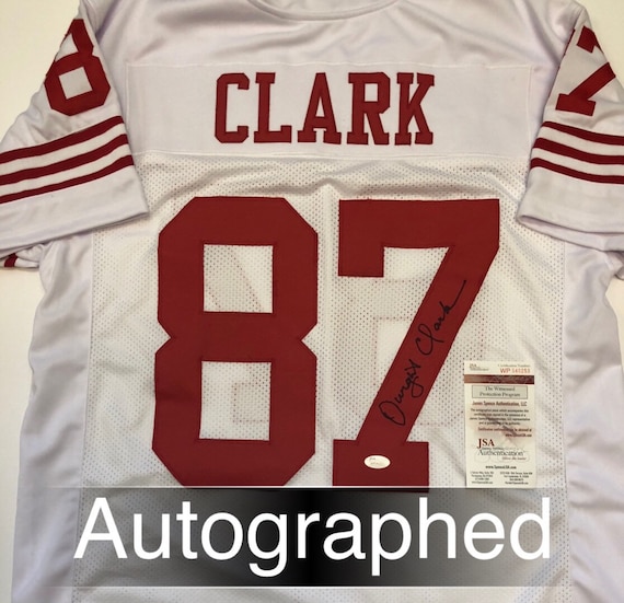 dwight clark signed jersey