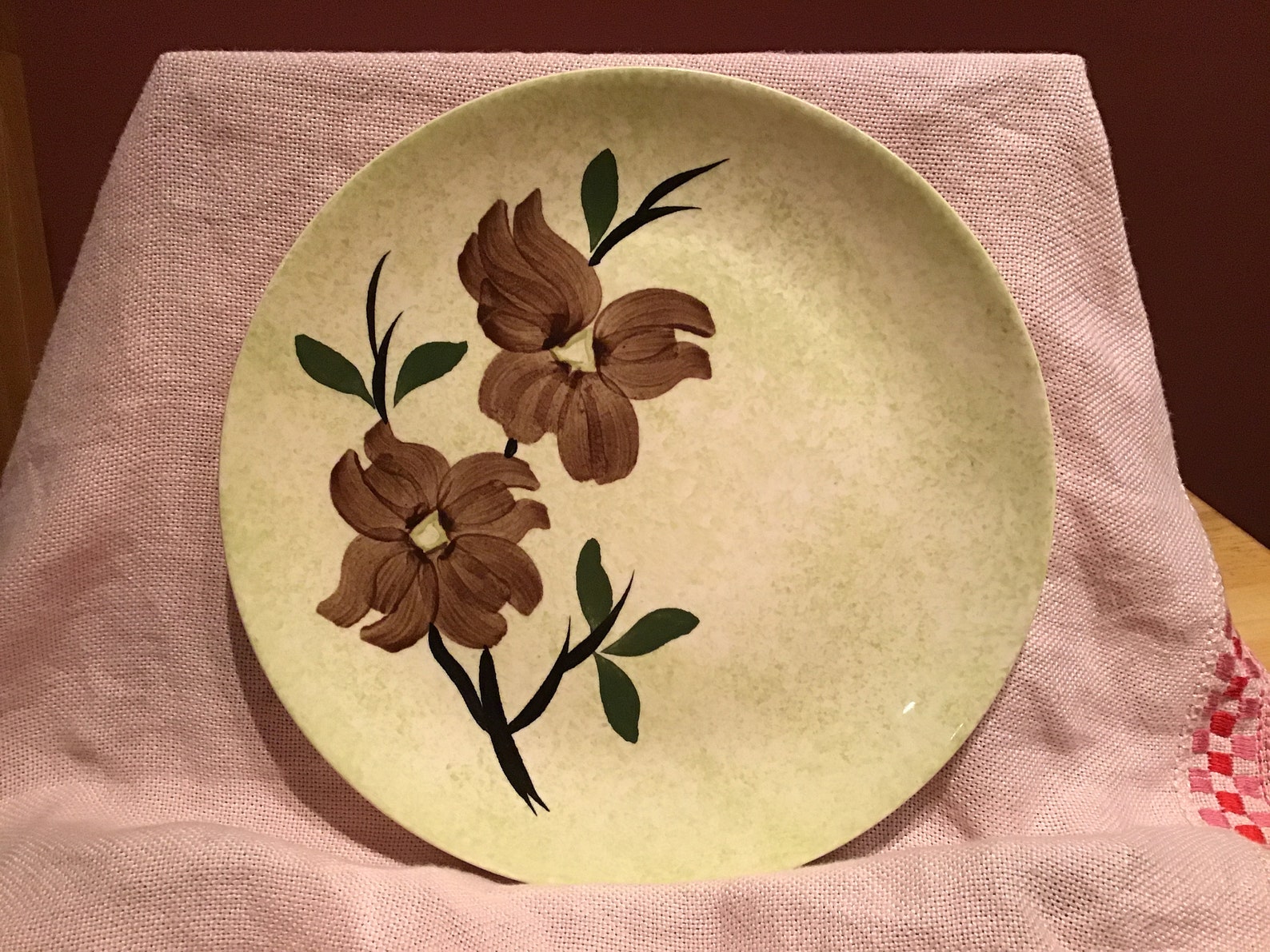 Vintage Blue Ridge Southern Pottery 9 1/2 Inch Plate Etsy