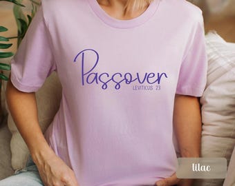 Camiseta morada de Pascua: Fiestas bíblicas, observancia de la Torá
