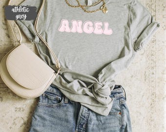 Angel Y2K T-Shirt: Retro 90s Coquette Tee